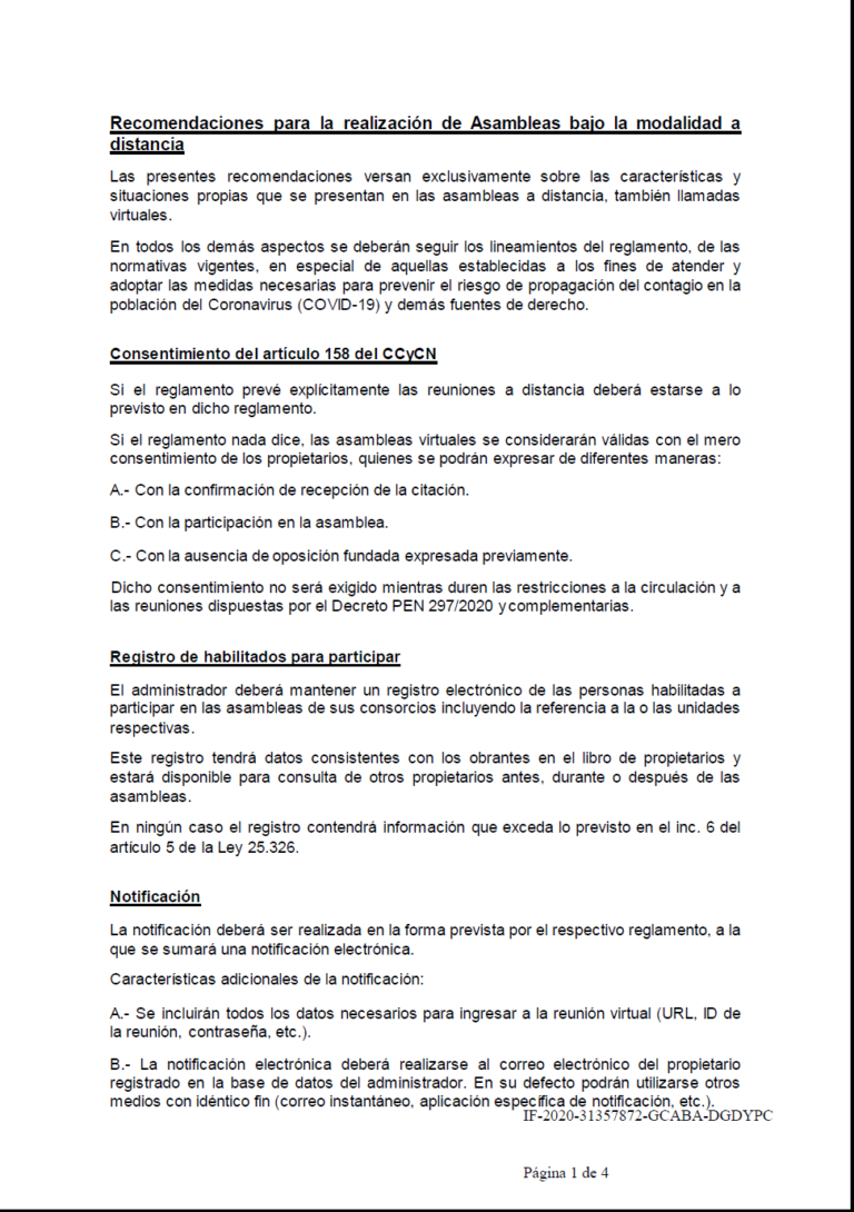 Administradores de Consorcios de Propietarios. Se